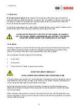 Preview for 19 page of Geosense QJ Instruction Manual