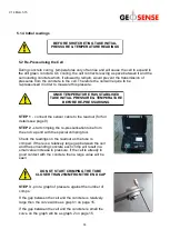 Preview for 14 page of Geosense VWNPC-3000 Instruction Manual