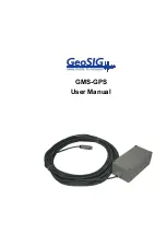 Предварительный просмотр 1 страницы GeoSIG GMS-GPS User Manual