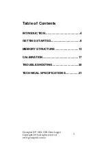 Preview for 3 page of Geosignal XP 101K USB User Manual