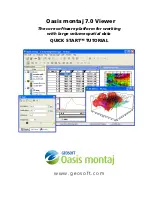 Geosoft Oasis Montaj 7.0 Quick Start Manual preview