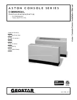 Preview for 1 page of Geostar ASTON SERIES Installation Manual