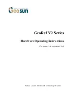 Preview for 1 page of GEOSUN GeoRef V2E Hardware Operating Instructions