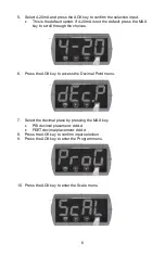 Предварительный просмотр 8 страницы Geotech 4-20mA Display Installation And Operation Manual