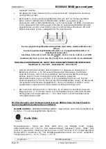 Предварительный просмотр 76 страницы Geotech BIOGAS 5000 Operating Manual