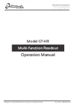 Предварительный просмотр 1 страницы Geotech GT-HR Operation Manual