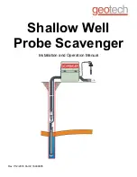 Предварительный просмотр 1 страницы Geotech Shallow Well Probe Scavenger Installation And Operation Manual