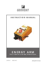 Preview for 1 page of Geovent ENERGY ARM Instruction Manual