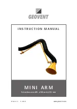 Geovent MINI ARM Instruction Manual preview