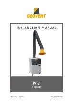 Geovent W3 Filter Unit Instruction Manual preview