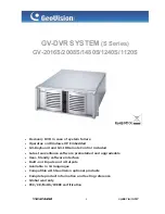 Preview for 1 page of GeoVision GV-1120S Datasheet