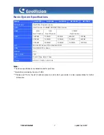 Preview for 7 page of GeoVision GV-1120S Datasheet