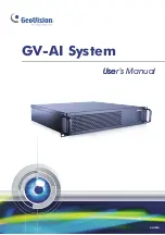 GeoVision GV-AI System User Manual preview