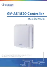 GeoVision GV-AS1520 Quick Start Manual preview