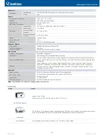 Preview for 3 page of GeoVision GV-BL1200 Specifications