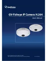 GeoVision GV-Fisheye GV-FE110 User Manual preview