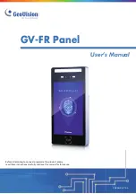 Preview for 1 page of GeoVision GV-FR User Manual