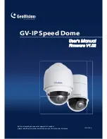 GeoVision GV-IP Speed User Manual preview