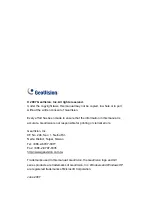 Предварительный просмотр 2 страницы GeoVision GV-Keyboard User Manual