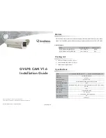 Preview for 1 page of GeoVision GV-LPR CAM 10M EIA DC12V Installation Manual