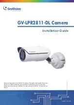 GeoVision GV-LPR2811-DL Installation Manual preview