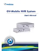 GeoVision GV-Mobile NVR System User Manual preview