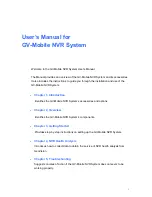 Предварительный просмотр 3 страницы GeoVision GV-Mobile NVR System User Manual