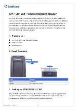 GeoVision GV-PCR1251 Installation Manual предпросмотр