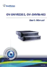 Предварительный просмотр 1 страницы GeoVision GV-SNVR3203 User Manual