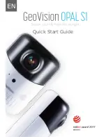 GeoVision Opal S1 Quick Start Manual preview