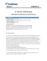 Preview for 1 page of GeoVision WN8020-0L Manual