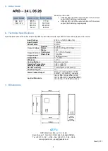 Предварительный просмотр 3 страницы GEPA ARG-24L Series User Manual