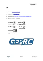 Preview for 26 page of GEPRC Cinelog25 User Manual