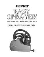 Gepro EASY SPRAYER Manual preview