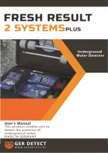 Ger Detect FRESH RESULT 2 SYSTEMS PLUS User Manual preview