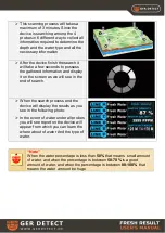 Preview for 14 page of Ger Detect FRESH RESULT 2 SYSTEMS PLUS User Manual