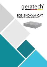 geratech EGE-2HDKVM-CAT Manual preview