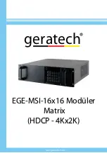 geratech EGE-MSI-16x16 Manual предпросмотр