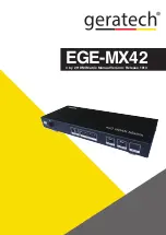 Предварительный просмотр 1 страницы geratech EGE-MX42 Manual