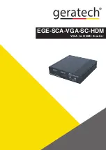 Предварительный просмотр 1 страницы geratech EGE-SCA-VGA-SC-HDM Manual