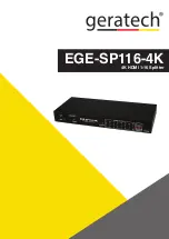 geratech EGE-SP116-4K Manual preview