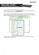 Предварительный просмотр 18 страницы geratech EGE-UHD-1042FS Manual