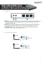 Предварительный просмотр 9 страницы geratech EGE-UHD-4HDB-1431L Manual