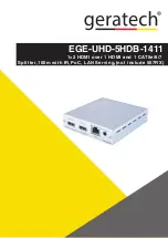 geratech EGE-UHD-5HDB-1411 Manual предпросмотр