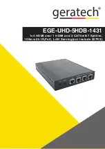 Предварительный просмотр 1 страницы geratech EGE-UHD-5HDB-1431 Manual