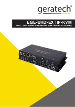 Предварительный просмотр 1 страницы geratech EGE-UHD-EXTIP-KVM Manual