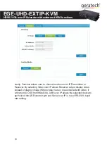 Предварительный просмотр 20 страницы geratech EGE-UHD-EXTIP-KVM Manual