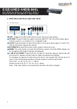 Preview for 8 page of geratech EGE-UHD2-4HDB-848L Manual