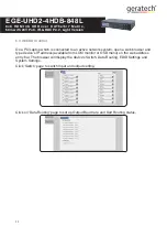 Preview for 16 page of geratech EGE-UHD2-4HDB-848L Manual