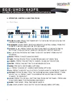 Preview for 8 page of geratech EGE-UHD2-642FS Manual